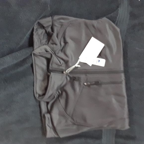 Womens charcoal carbon. SWEATER JACKET - Picture 2 of 4